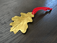 Gold Tone Leaf