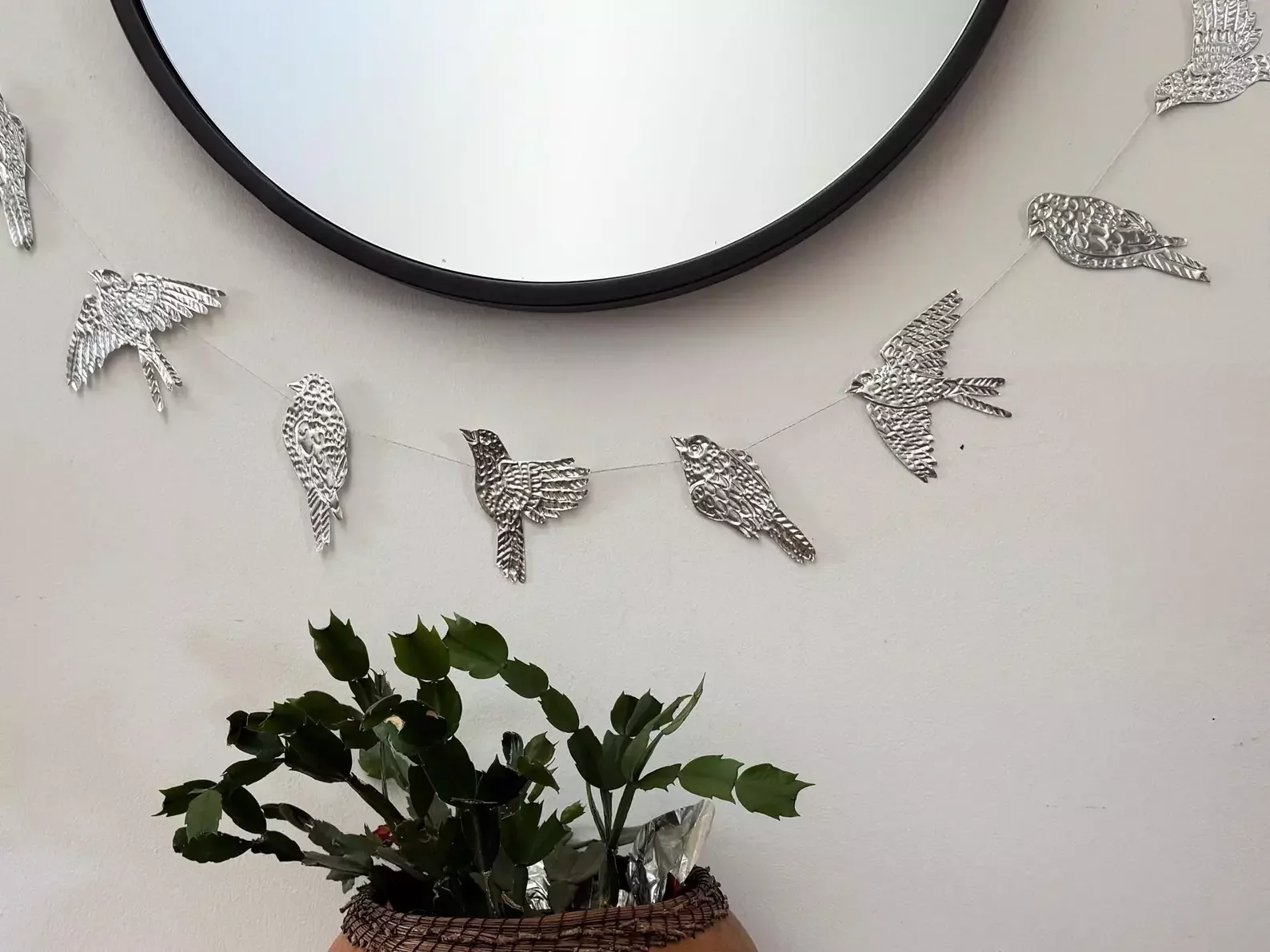 Hanging Aluminum Birds